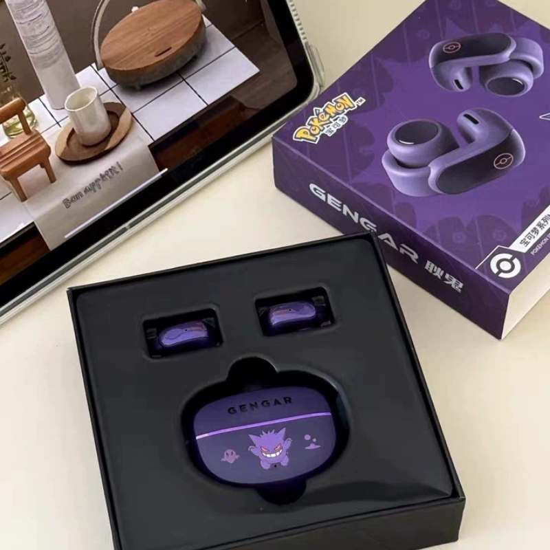 Bluetooth Headset On Ear - Anime Pokemon Gengar Figure Bluetooth Ear
