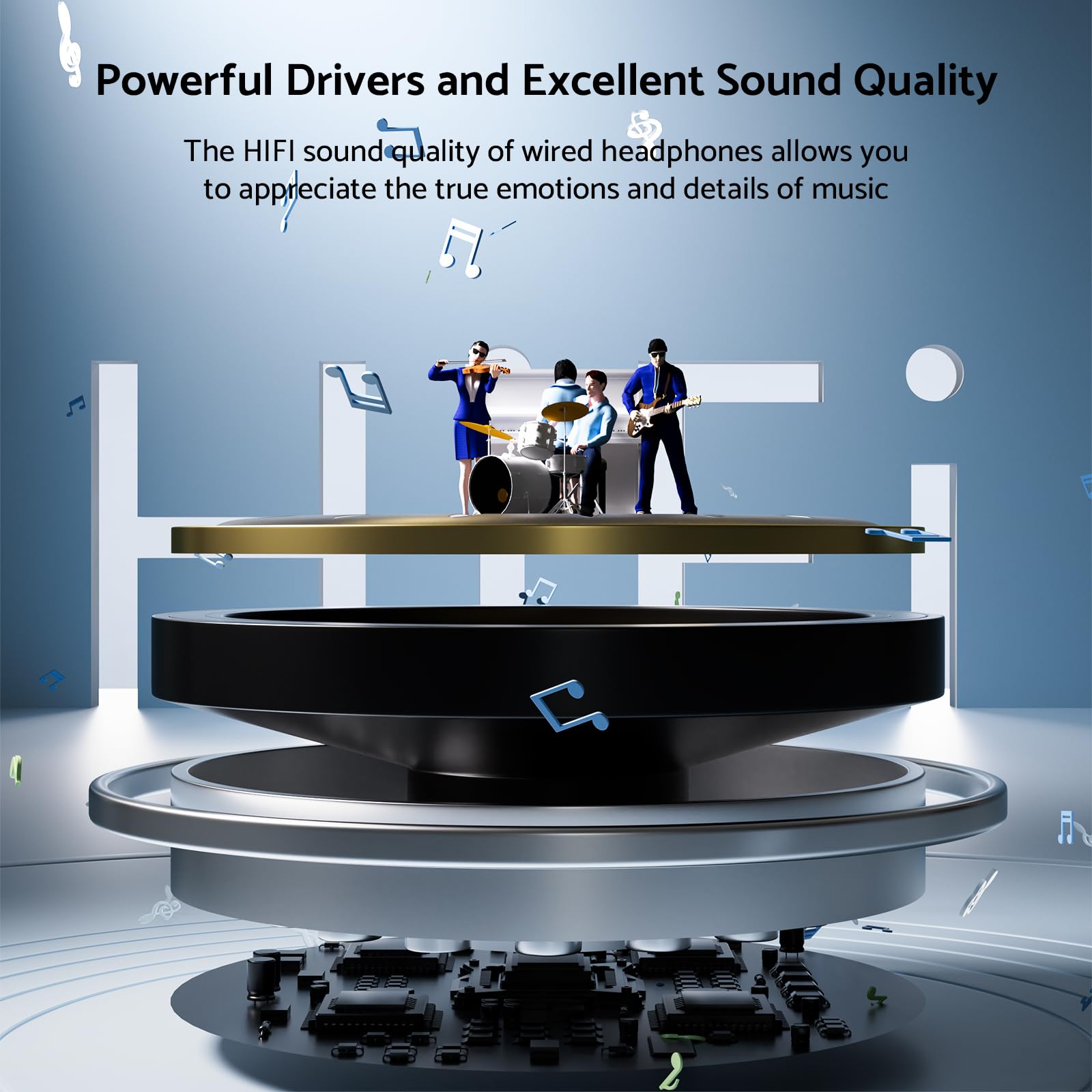 9D Bass Stereo Type C and 3.5m - Wired Earphone Mic 评论和价格