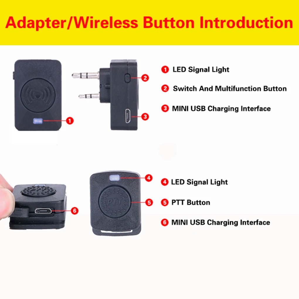 Walkie Talkie Wireless Headset - Bluetooth Headset On Ear 评论和价格
