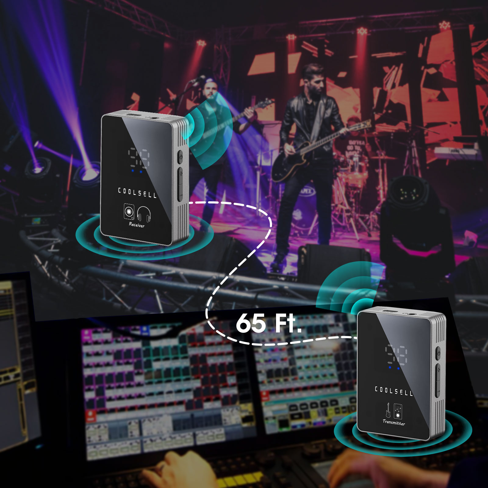 2.4GHz Wireless IEM System, Di - In Ear Monitor Iem 评论和价格